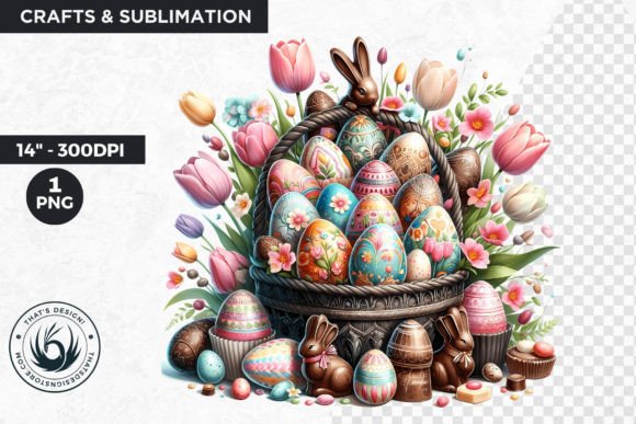 Download Easter Basket Eggs Clipart - Premium Resources