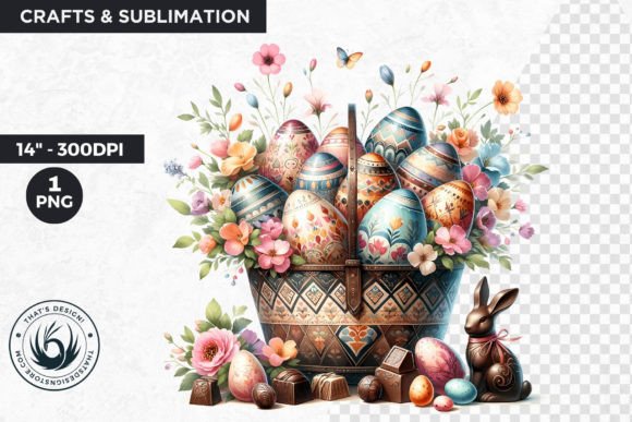 Download Easter Basket Eggs Clipart - Premium Resources