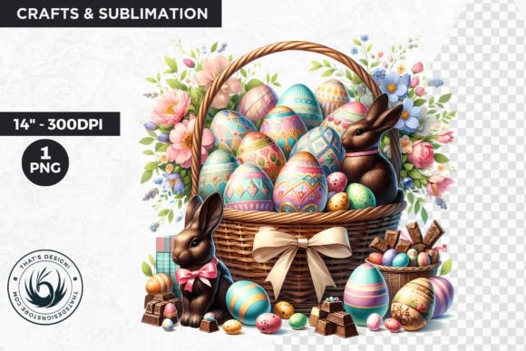 Download Easter Basket Eggs Clipart - Premium Resources
